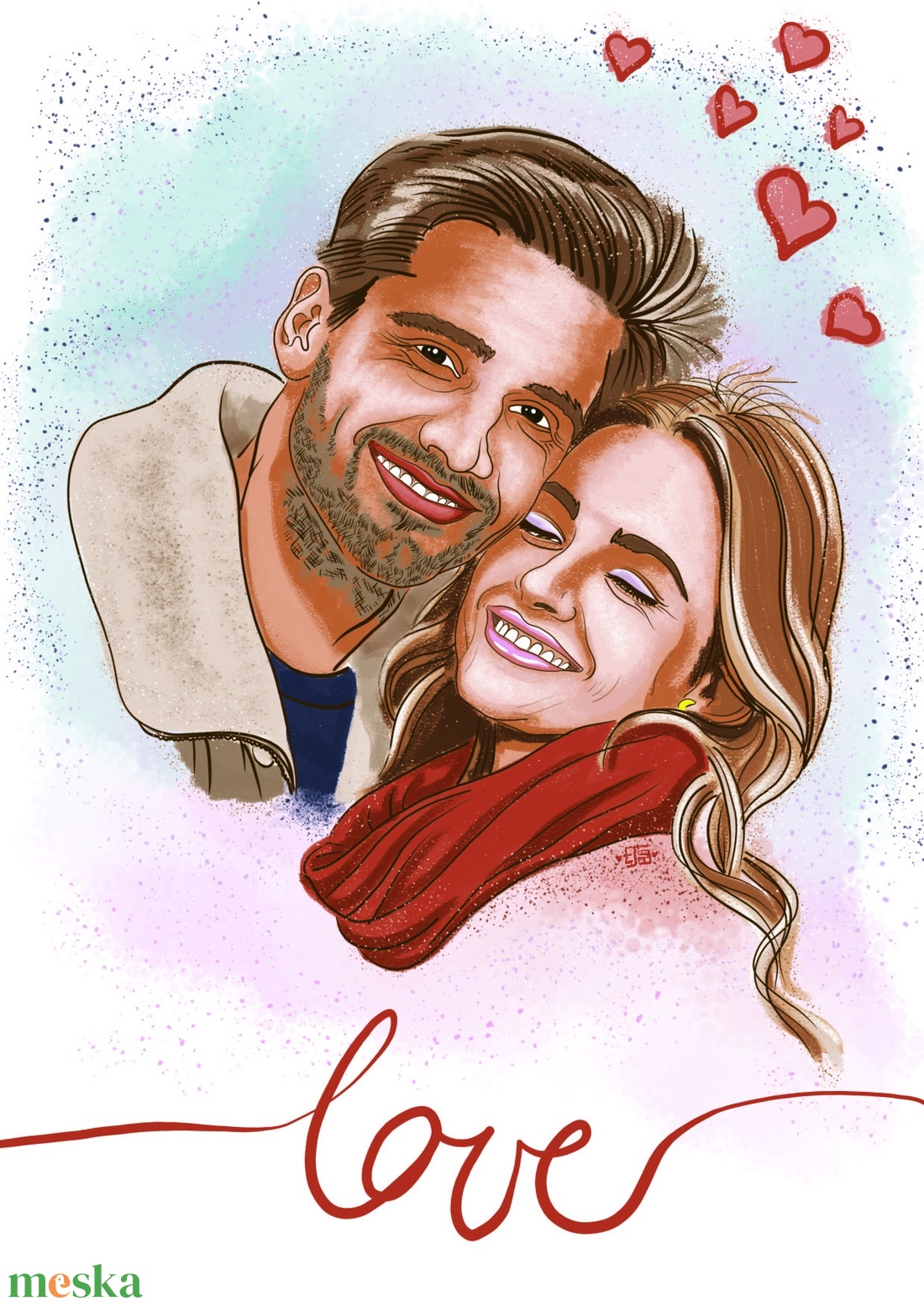 Páros illusztráció - művészet - grafika & illusztráció - digitális - Meska.hu