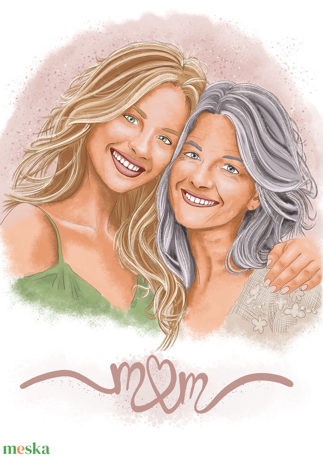 MOM love - művészet - grafika & illusztráció - digitális - Meska.hu