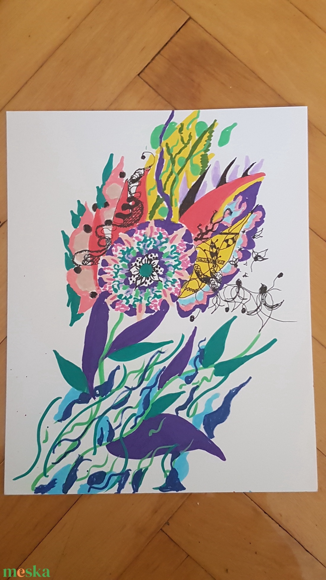Akril rajz - művészet - grafika & illusztráció - egyéb rajzok - Meska.hu Akril rajz - művészet - grafika & illusztráció - egyéb rajzok - Meska.hu