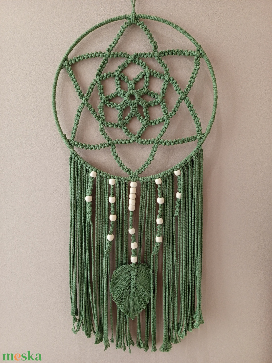 Makramé mandala álomfogó - otthon & életmód - dekoráció - fali és függő dekoráció - álomfogó - Meska.hu Makramé mandala álomfogó - otthon & életmód - dekoráció - fali és függő dekoráció - álomfogó - Meska.hu