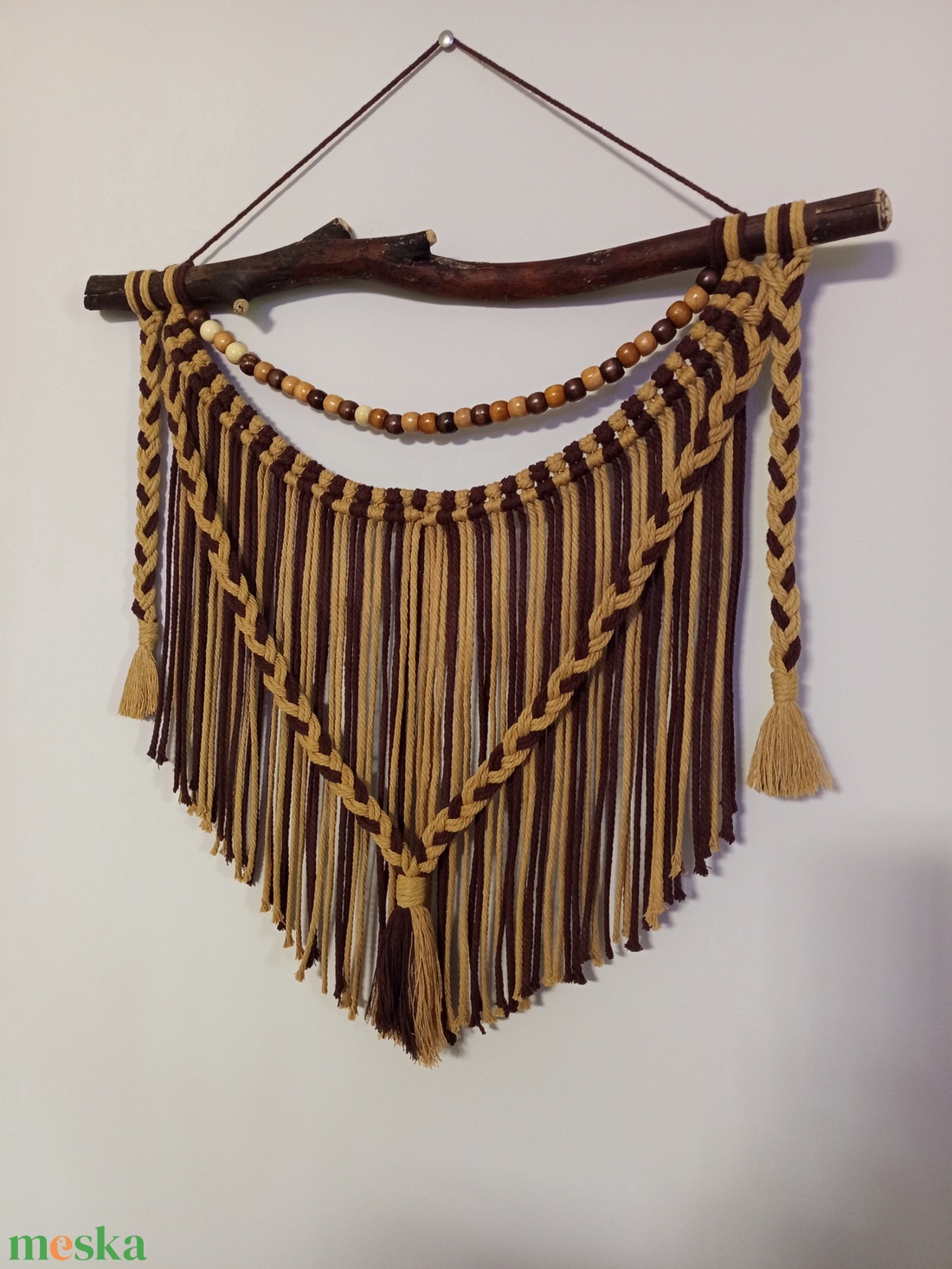 Boho falidsz - otthon & életmód - dekoráció - fali és függő dekoráció - falra akasztható dekor - Meska.hu Boho falidsz - otthon & életmód - dekoráció - fali és függő dekoráció - falra akasztható dekor - Meska.hu