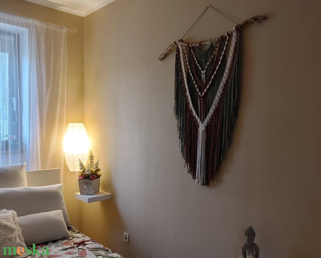 Makramé falidsz  - otthon & életmód - dekoráció - fali és függő dekoráció - falra akasztható dekor - Meska.hu Makramé falidsz  - otthon & életmód - dekoráció - fali és függő dekoráció - falra akasztható dekor - Meska.hu