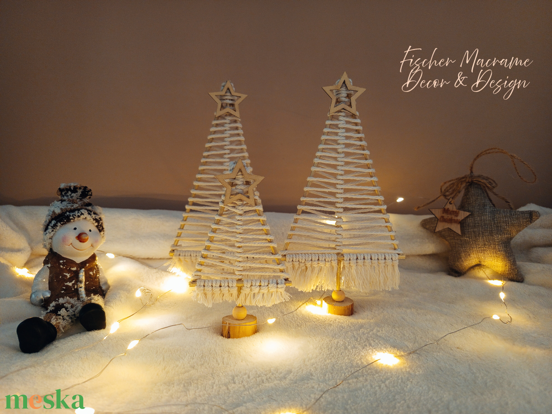 Natúr karácsonyi dekor szett - karácsony - karácsonyi lakásdekoráció - karácsonyi lakásdíszek - Meska.hu