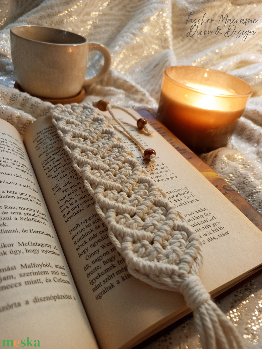 Makram könyvjelző - könyv & zene - könyvjelző - Meska.hu Makram könyvjelző - könyv & zene - könyvjelző - Meska.hu
