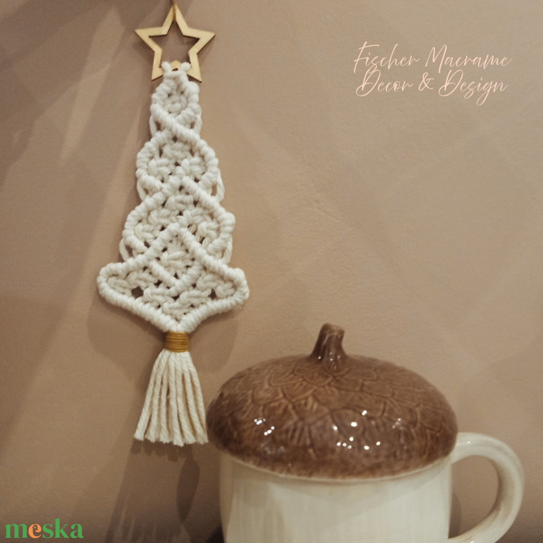 Makram fenyőfa - karácsony - karácsonyi lakásdekoráció - karácsonyi lakásdíszek - Meska.hu Makram fenyőfa - karácsony - karácsonyi lakásdekoráció - karácsonyi lakásdíszek - Meska.hu