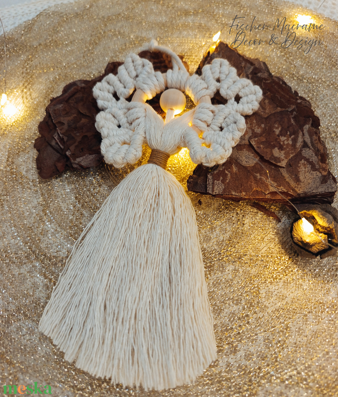 Makram angyalka - karácsony - karácsonyi lakásdekoráció - karácsonyi lakásdíszek - Meska.hu Makram angyalka - karácsony - karácsonyi lakásdekoráció - karácsonyi lakásdíszek - Meska.hu