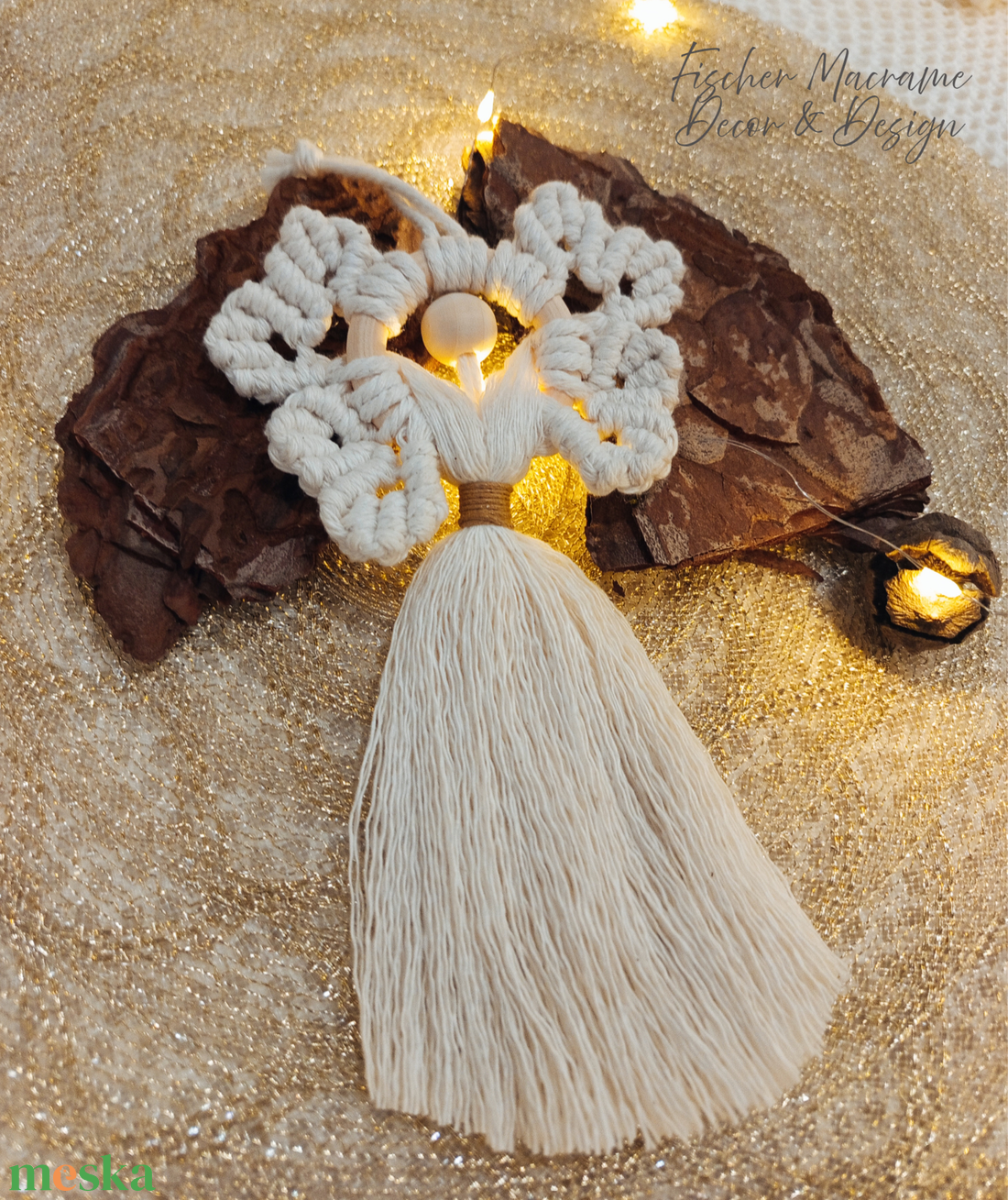 Makram angyalka - karácsony - karácsonyi lakásdekoráció - karácsonyi lakásdíszek - Meska.hu Makram angyalka - karácsony - karácsonyi lakásdekoráció - karácsonyi lakásdíszek - Meska.hu