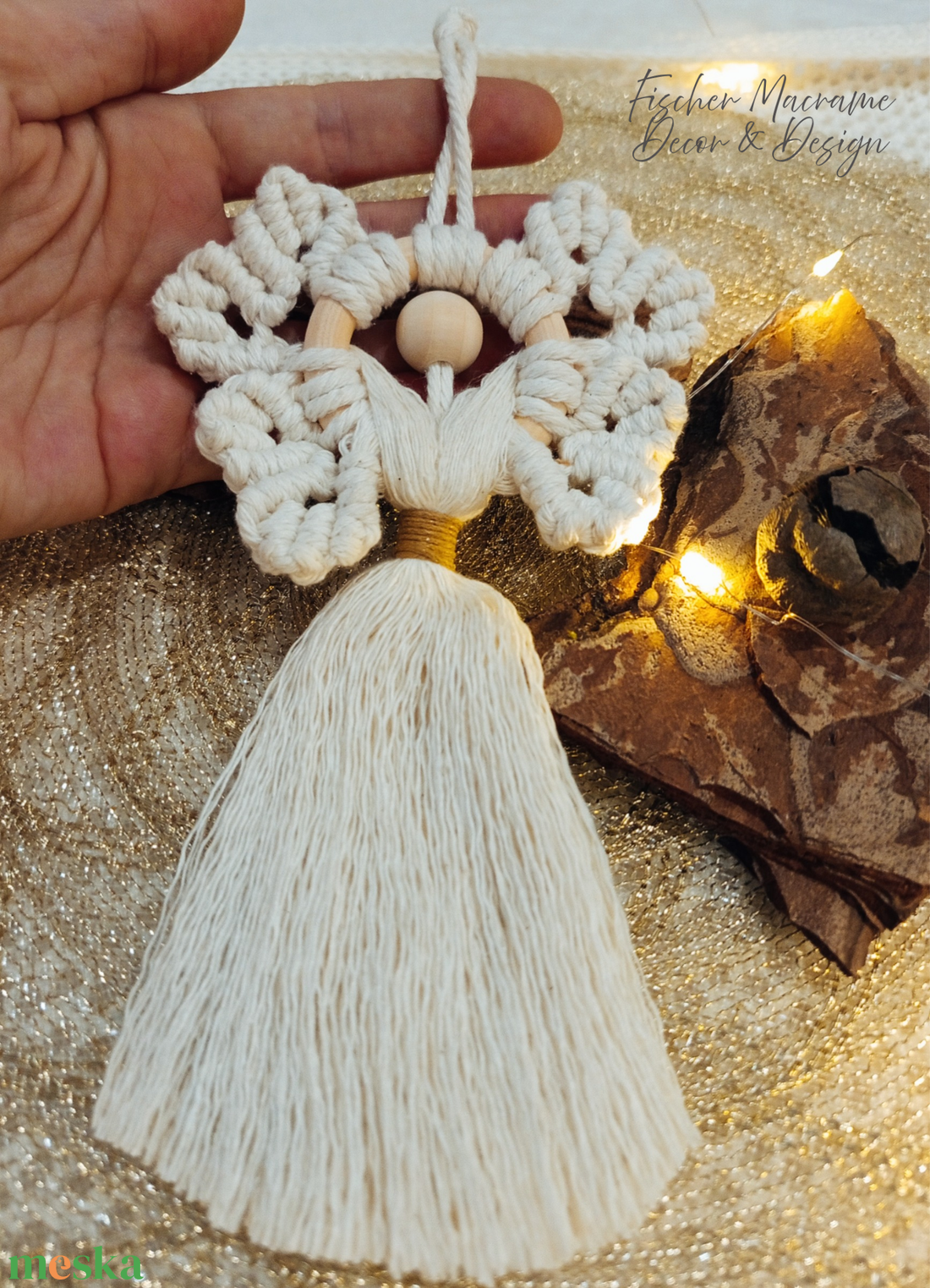 Makram angyalka - karácsony - karácsonyi lakásdekoráció - karácsonyi lakásdíszek - Meska.hu Makram angyalka - karácsony - karácsonyi lakásdekoráció - karácsonyi lakásdíszek - Meska.hu