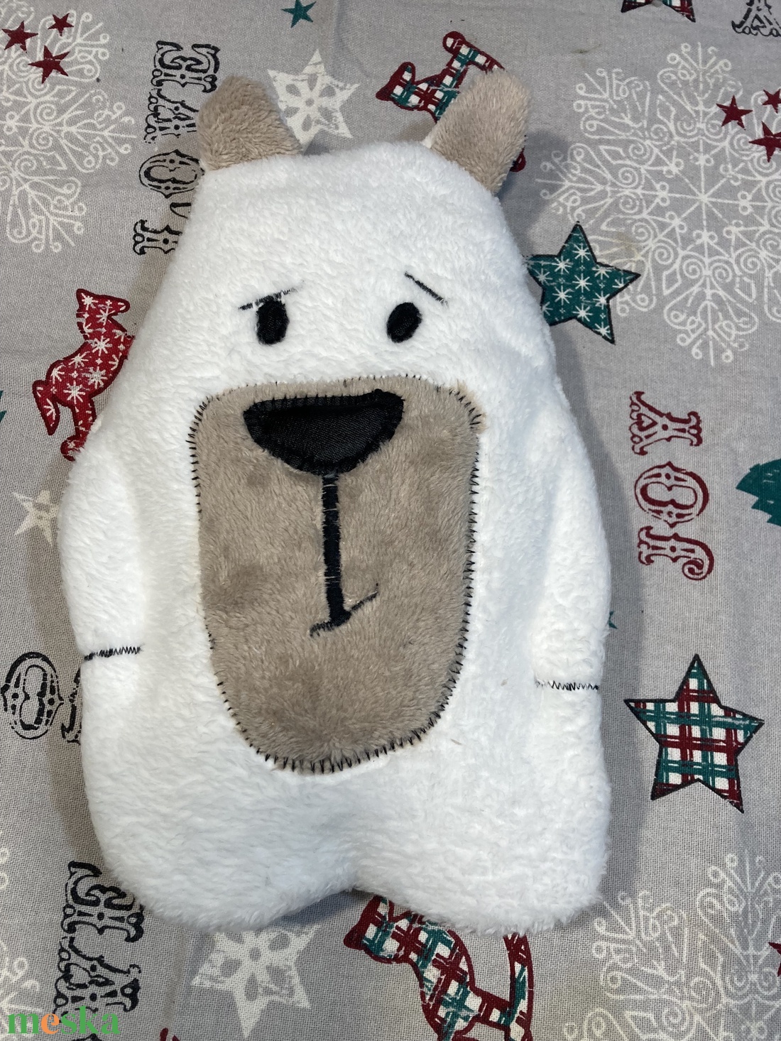 Herbrumi � melegíthető�hűthető gyógynövényes nyugalompárna babáknak és kisgyermekeknek (28�20 cm) - karácsony - karácsonyi lakásdekoráció - karácsonyi manók, figurák - Meska.hu