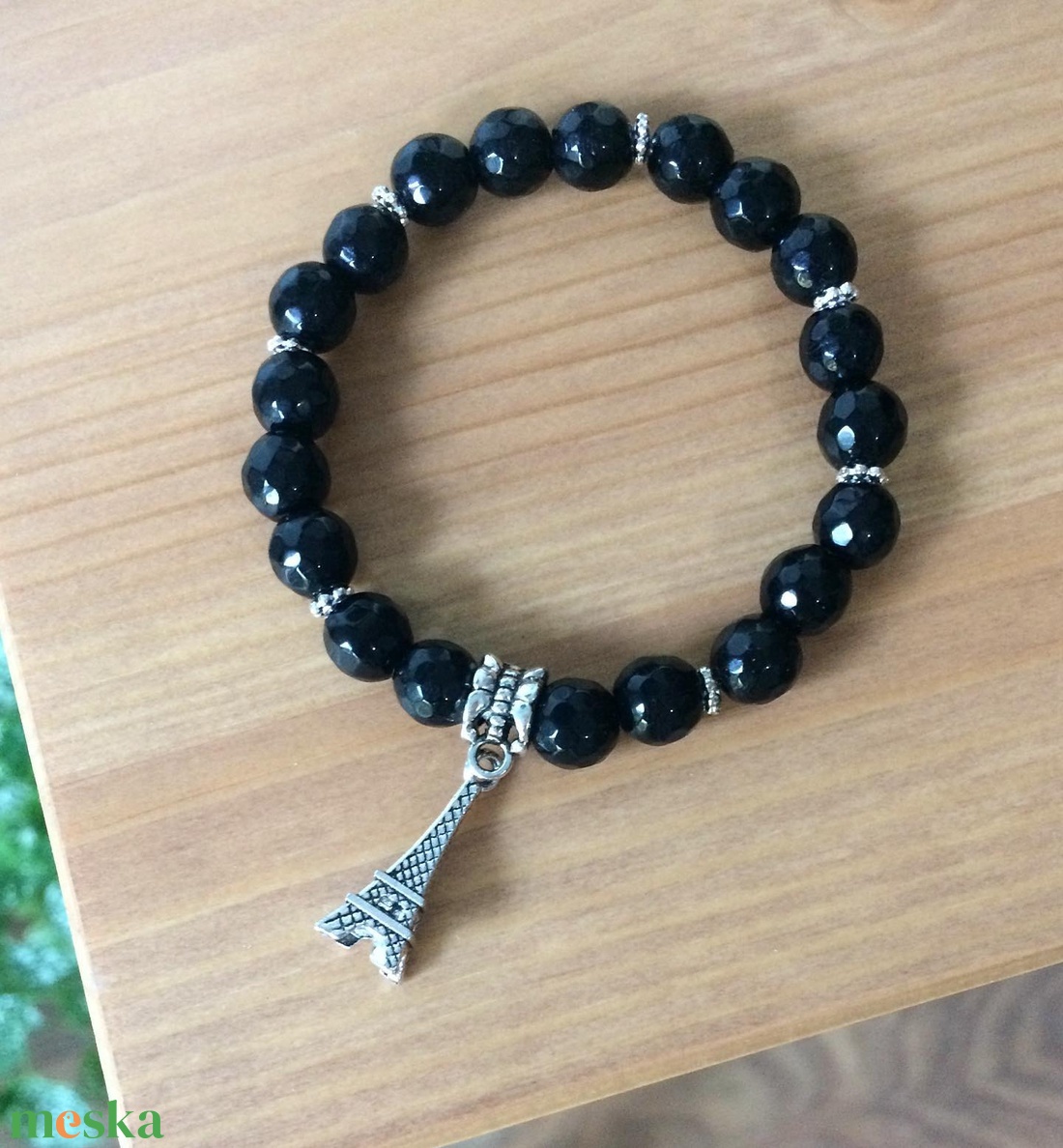 Eiffel karkötő több színben - ékszer - karkötő - charm karkötő - Meska.hu