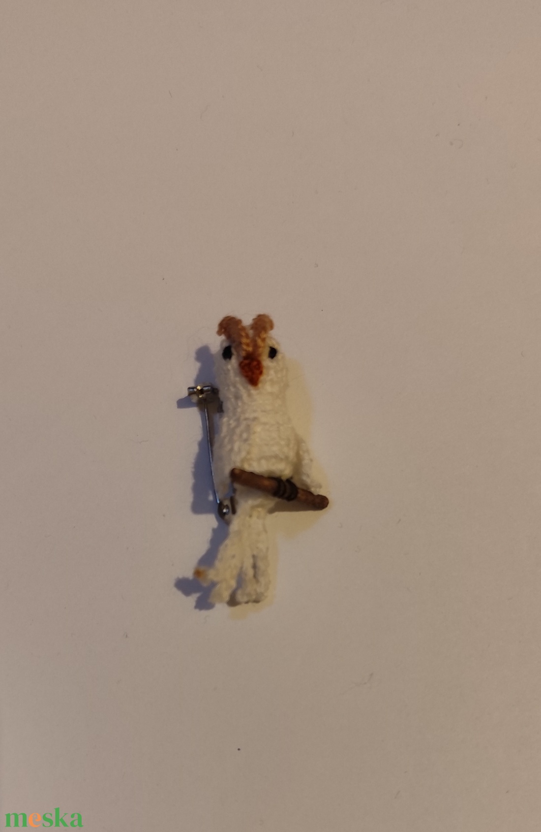 Hóbagoly kitűző - ékszer - kitűző és bross - Meska.hu
