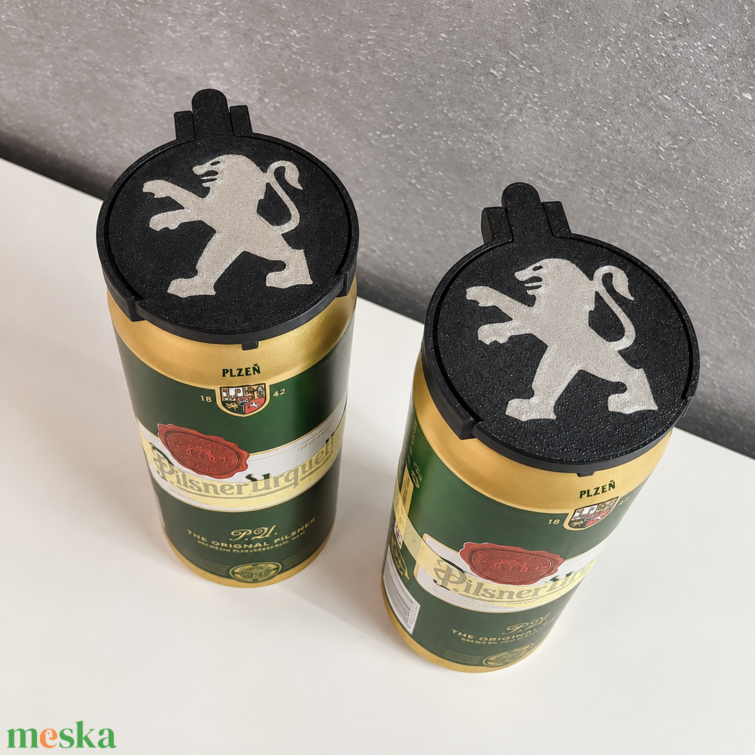 Peugeot emblémás sörösdoboz-fedél - otthon & életmód - konyhafelszerelés, tálalás - italos kellékek - Meska.hu