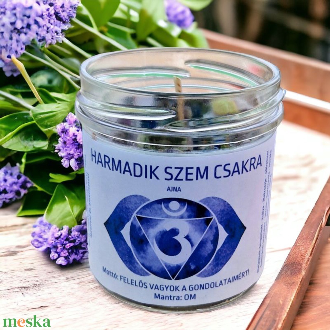Harmadik szem csakra gyertya - otthon & életmód - gyertya, illat, aroma - gyertya - Meska.hu Harmadik szem csakra gyertya - otthon & életmód - gyertya, illat, aroma - gyertya - Meska.hu