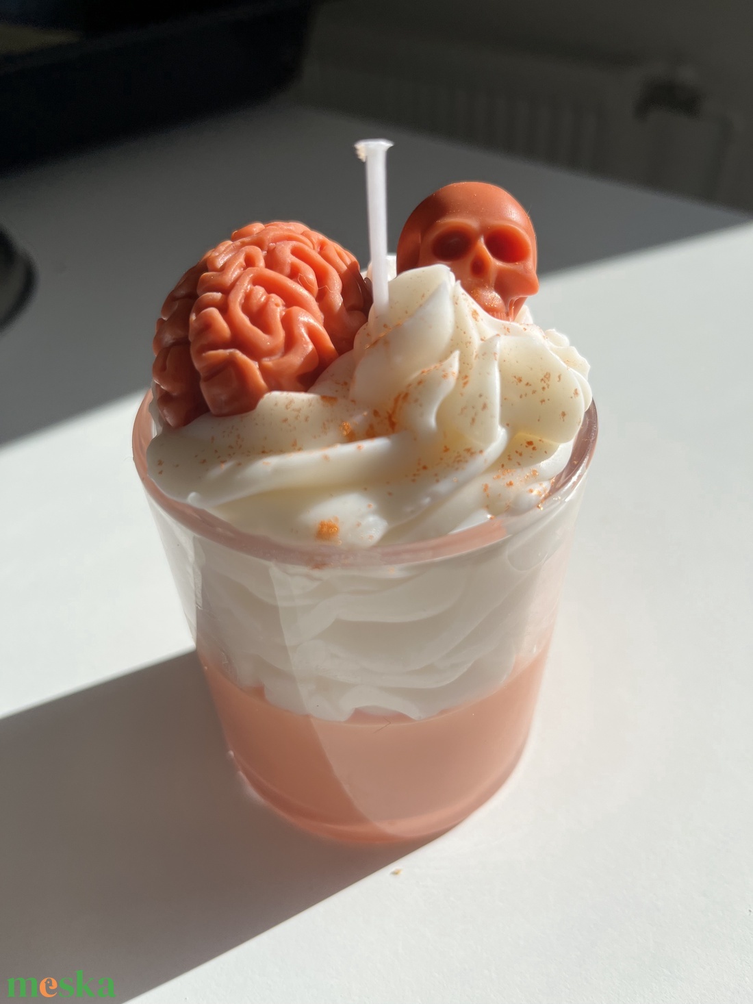 Halloweeni habos illatgyertya  - otthon & életmód - gyertya, illat, aroma - gyertya - Meska.hu