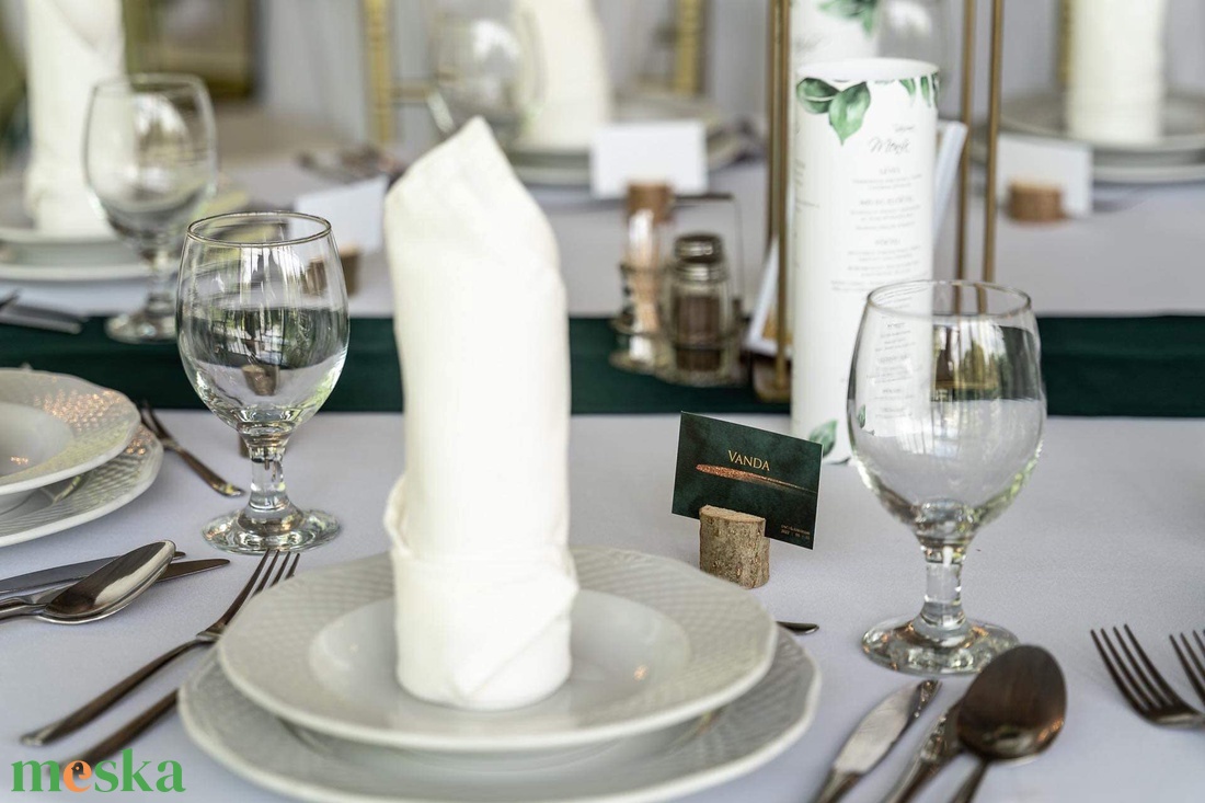 Esküvői ültetőkártya tartó - esküvő - meghívó & kártya - ültetési rend - Meska.hu