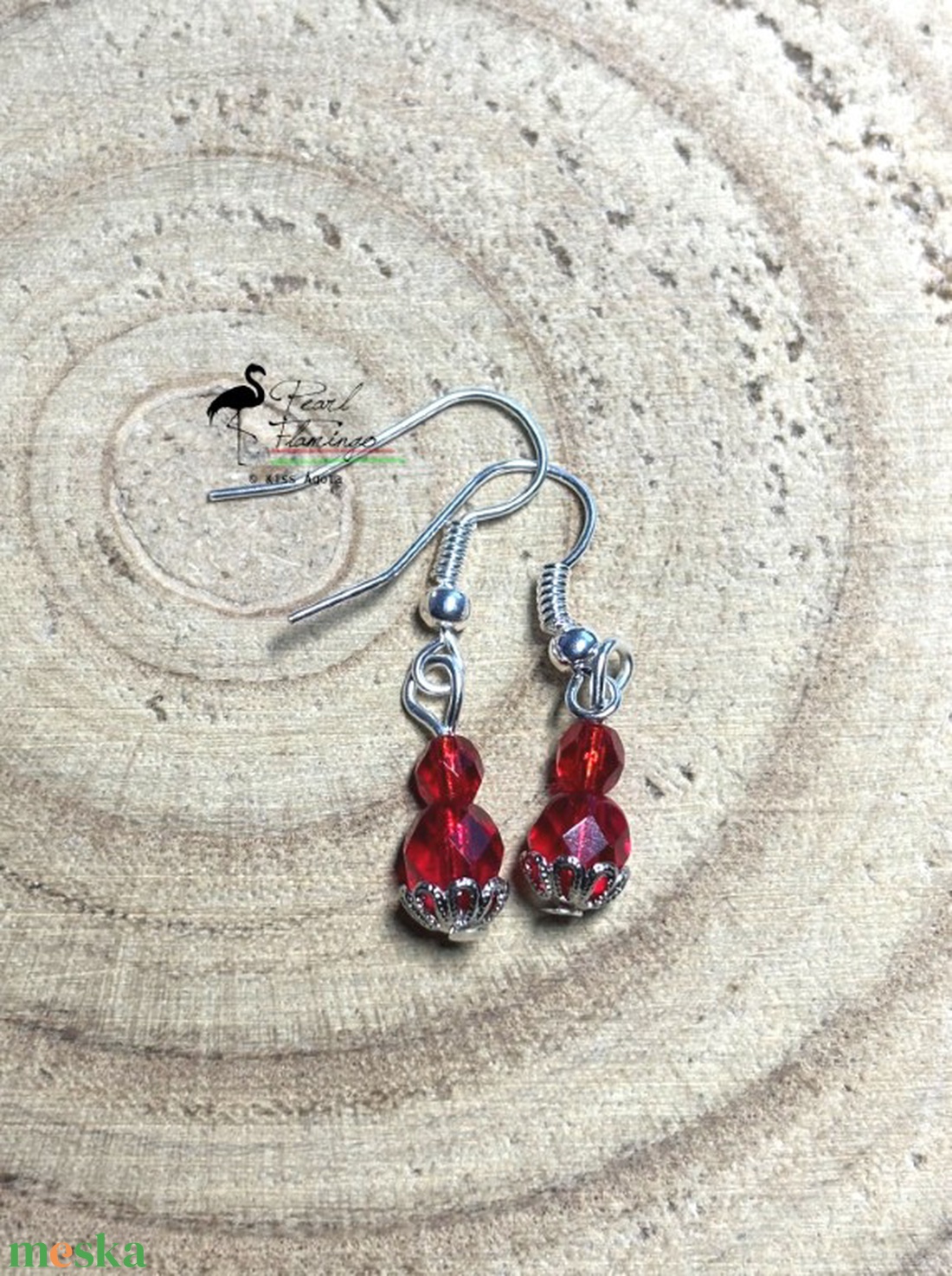 Népi jellegű kontyfésű és hozzá illő fülbevaló szett KÉSZEN - ékszer - fülbevaló - lógó fülbevaló - Meska.hu