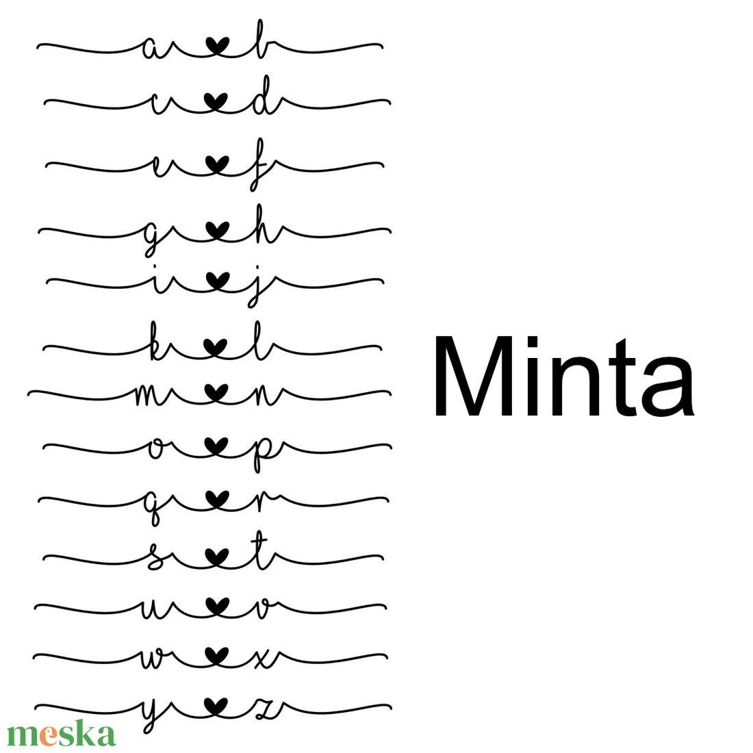 Lemosható Egyedi Tetoválás, Egyedi két betű közte teli szívvel (3 db/csomag) - művészet - grafika & illusztráció - művészi nyomat - Meska.hu