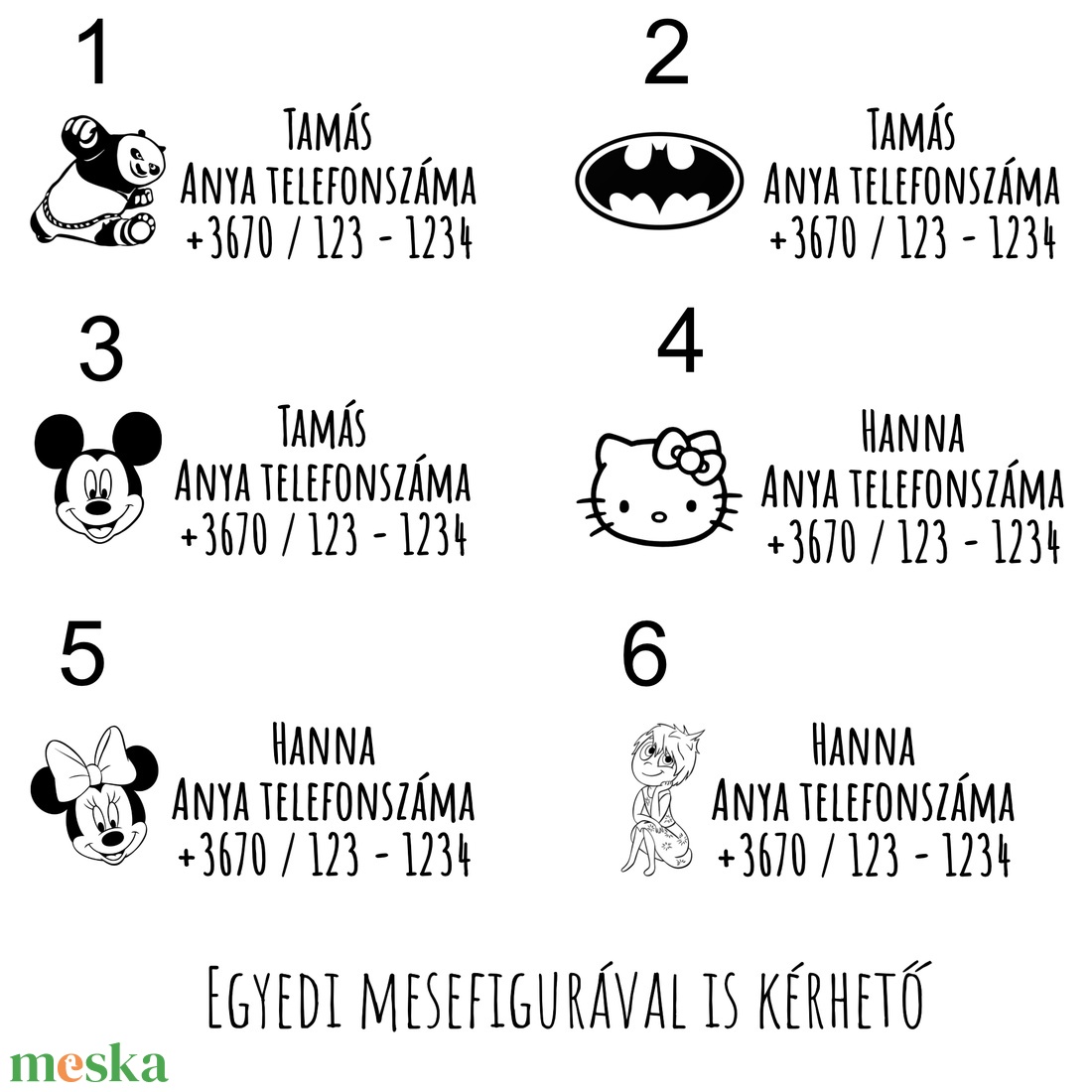 Ideiglenes tetoválás, szülő telefonszámával (3 db / csomag) - művészet - grafika & illusztráció - művészi nyomat - Meska.hu Ideiglenes tetoválás, szülő telefonszámával (3 db / csomag) - művészet - grafika & illusztráció - művészi nyomat - Meska.hu
