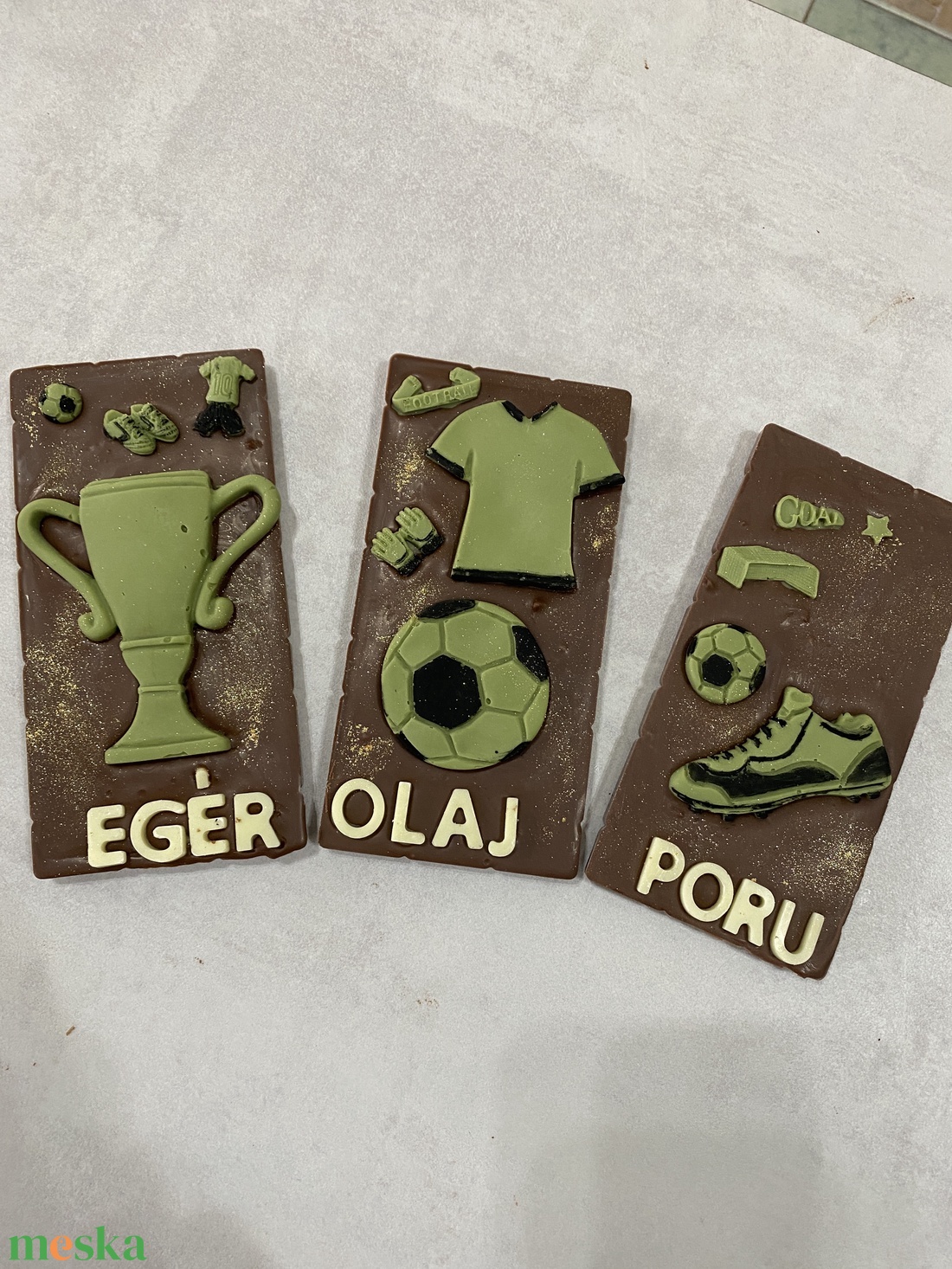 Focis táblacsoki - élelmiszer - édesség - Meska.hu Focis táblacsoki - élelmiszer - édesség - Meska.hu