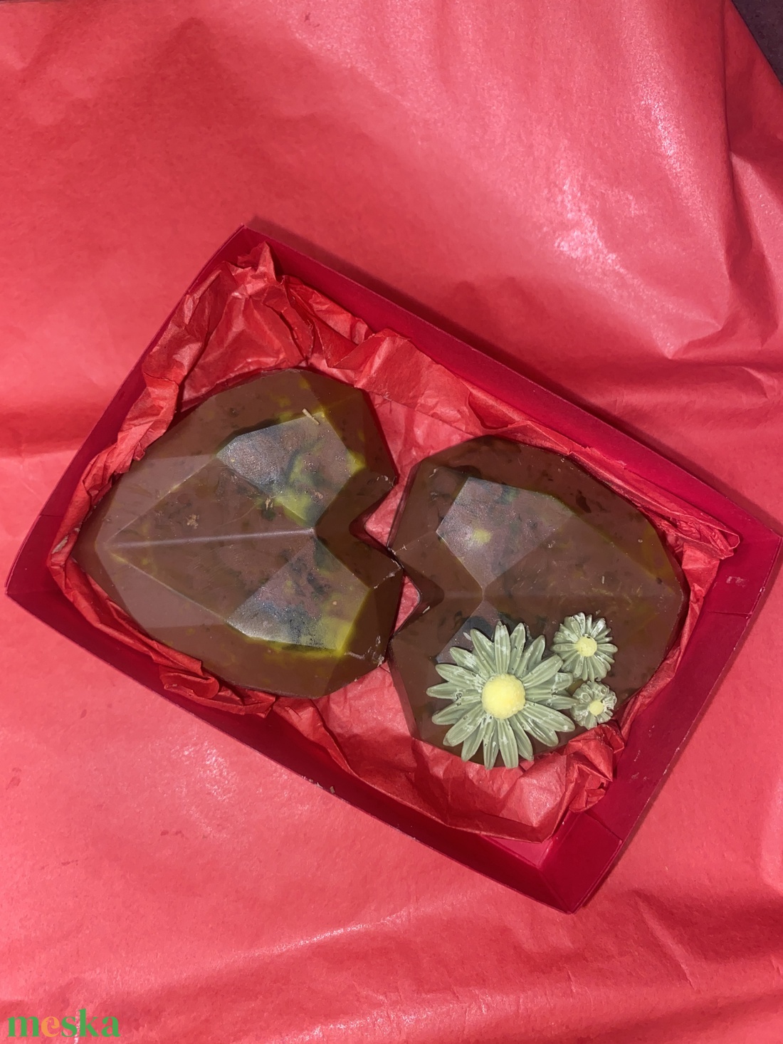 Dubai szív csokoládé - élelmiszer - édesség - Meska.hu