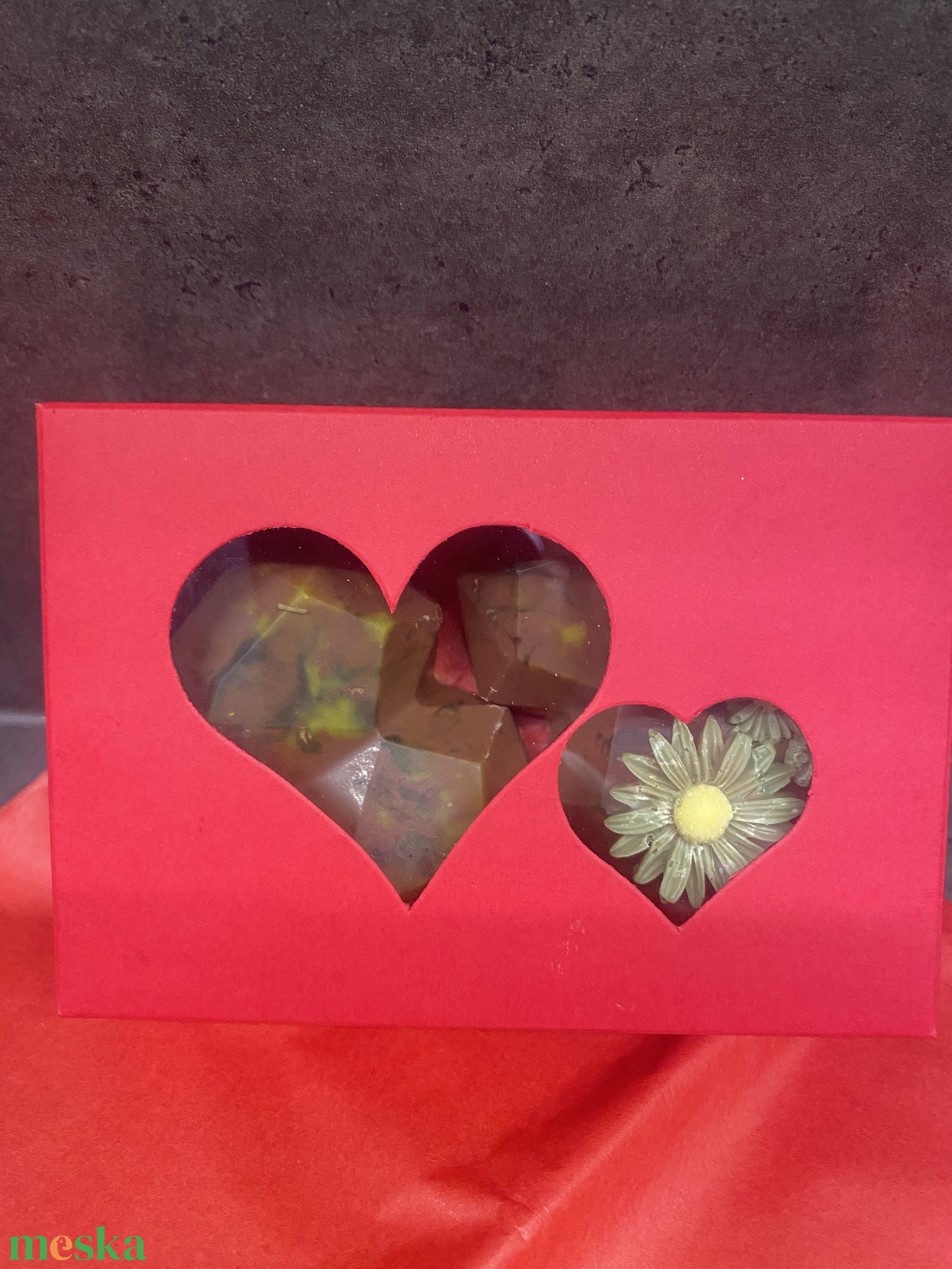 Dubai szív csokoládé - élelmiszer - édesség - Meska.hu