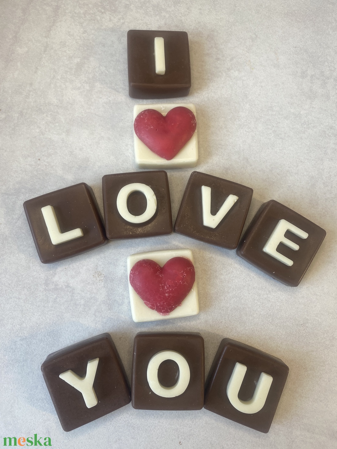 I Love You csokoládéból - élelmiszer - édesség - Meska.hu I Love You csokoládéból - élelmiszer - édesség - Meska.hu