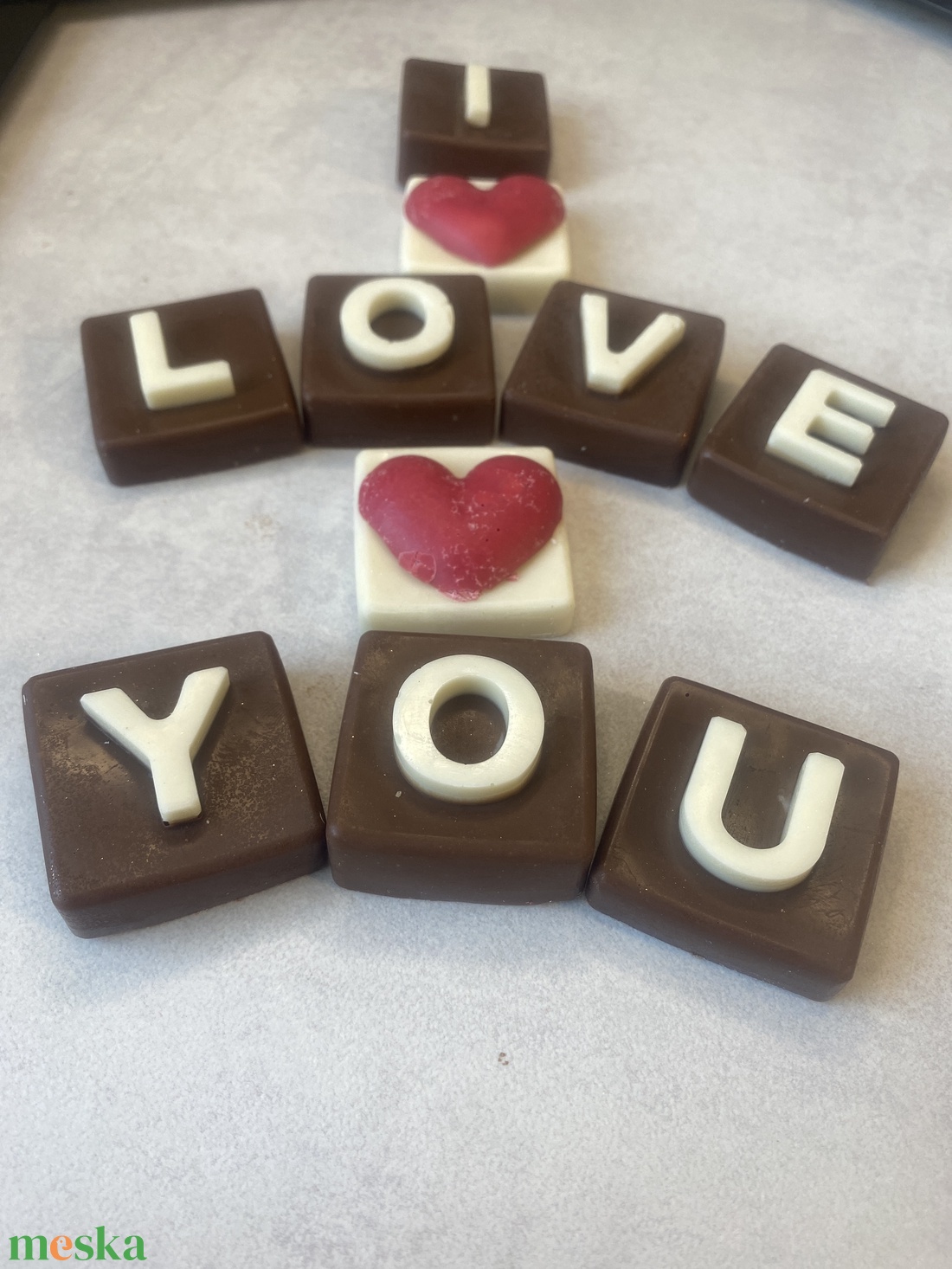 I Love You csokoládéból - élelmiszer - édesség - Meska.hu I Love You csokoládéból - élelmiszer - édesség - Meska.hu