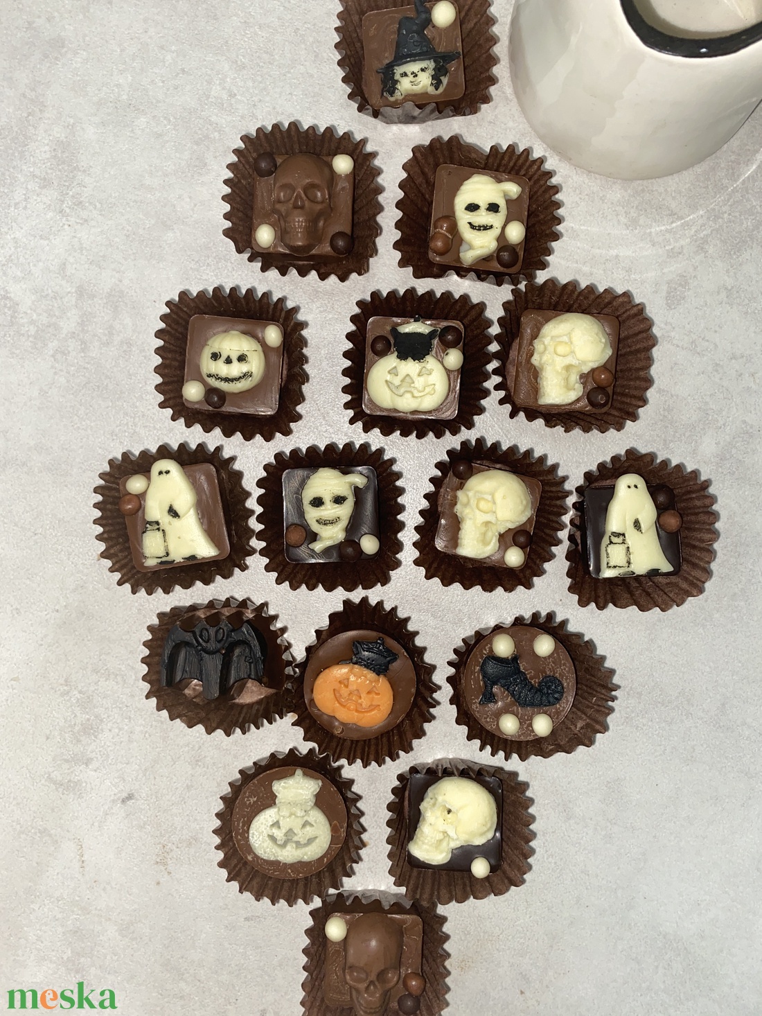 Halloweeni csoki kockák - élelmiszer - édesség - Meska.hu