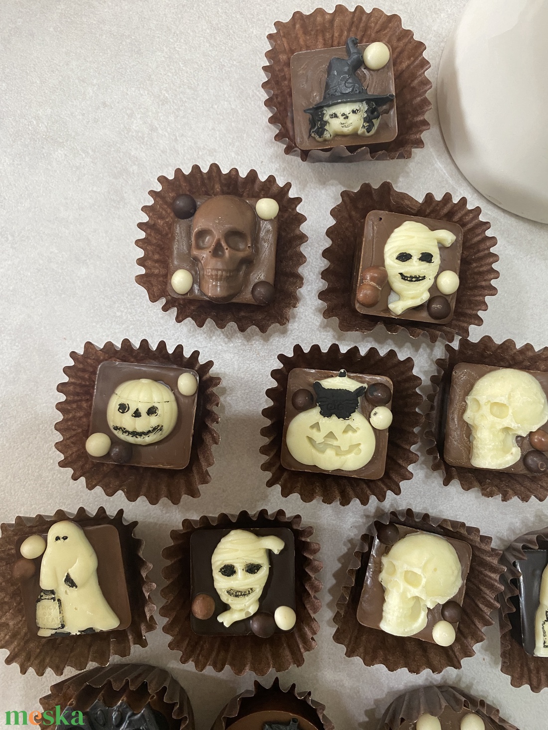 Halloweeni csoki kockák - élelmiszer - édesség - Meska.hu