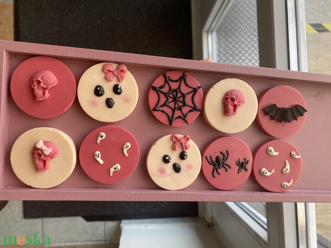 Halloween-i csoki tallér - élelmiszer - édesség - Meska.hu