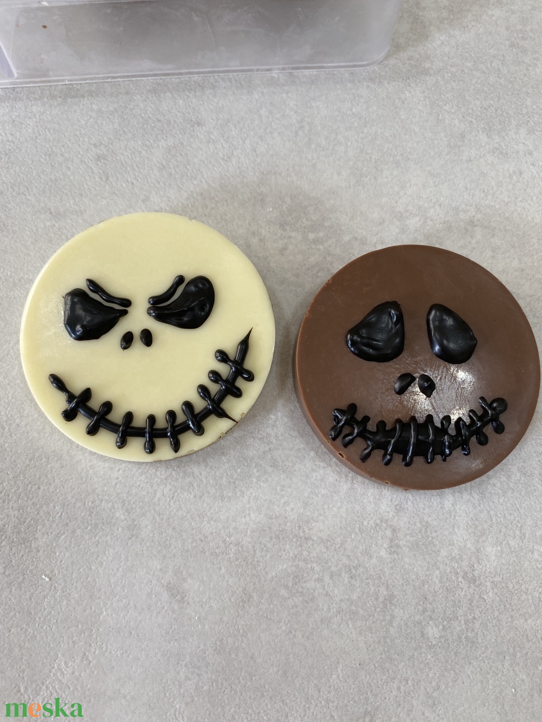 Halloween-i csoki tallér - élelmiszer - édesség - Meska.hu