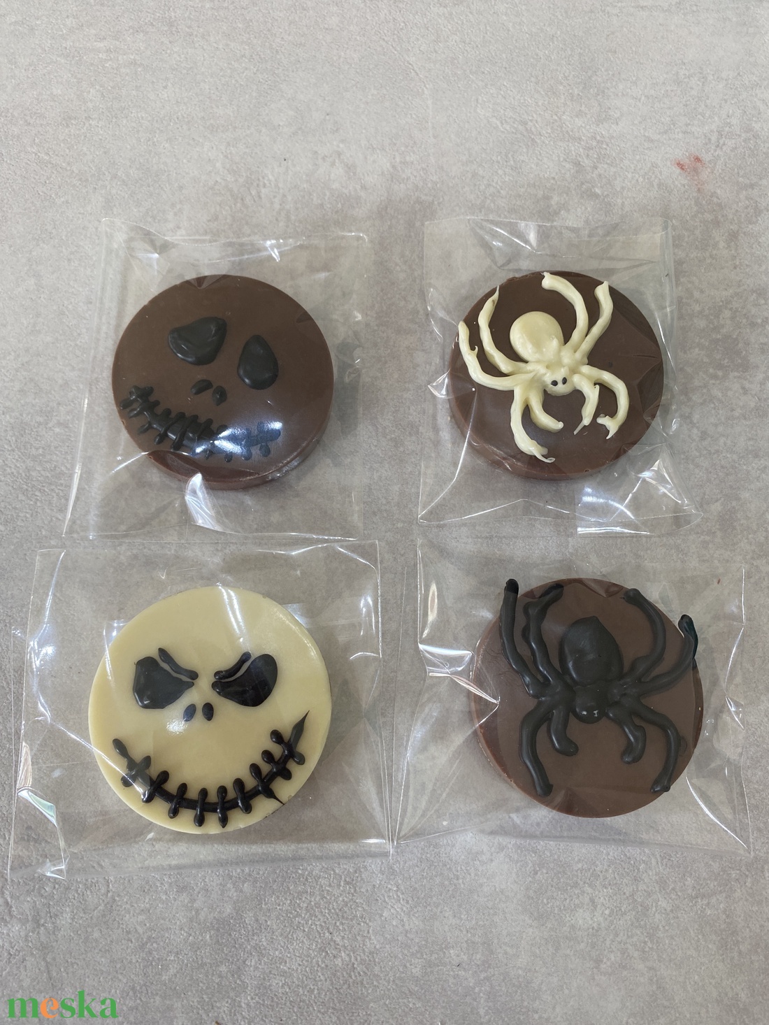Halloween-i csoki tallér - élelmiszer - édesség - Meska.hu