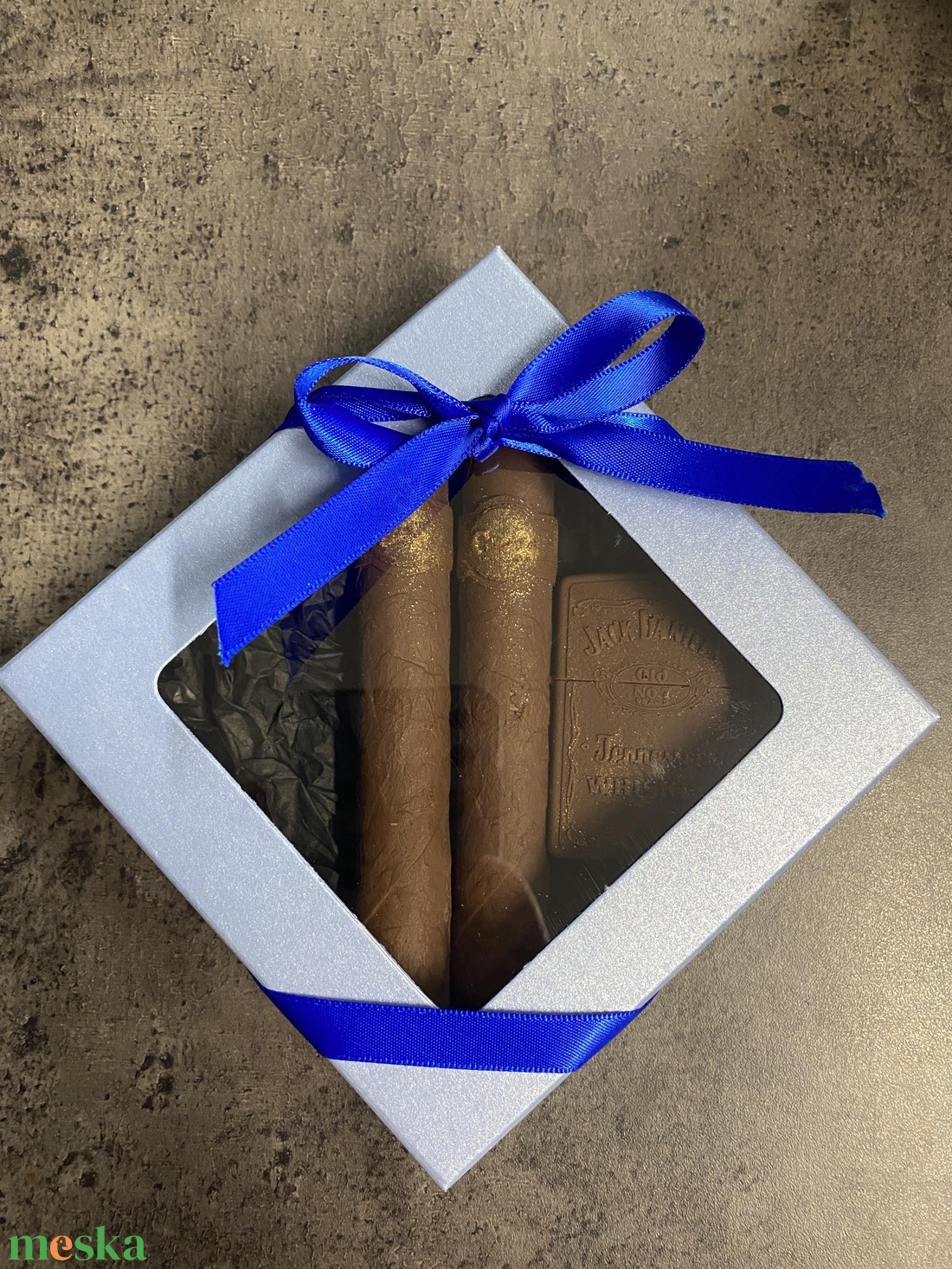 Csokoládé szivar+öngyújtó - élelmiszer - édesség - kézműves csokoládé - Meska.hu