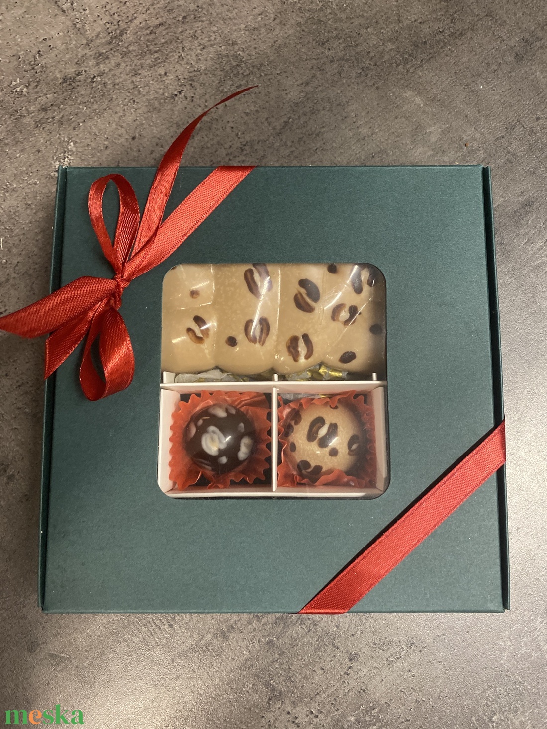 Bonbon szett - élelmiszer - édesség - kézműves csokoládé - Meska.hu