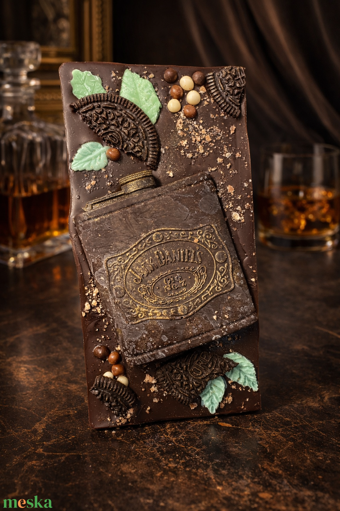 Whiskey csokolád� - élelmiszer - édesség - kézműves csokoládé - Meska.hu