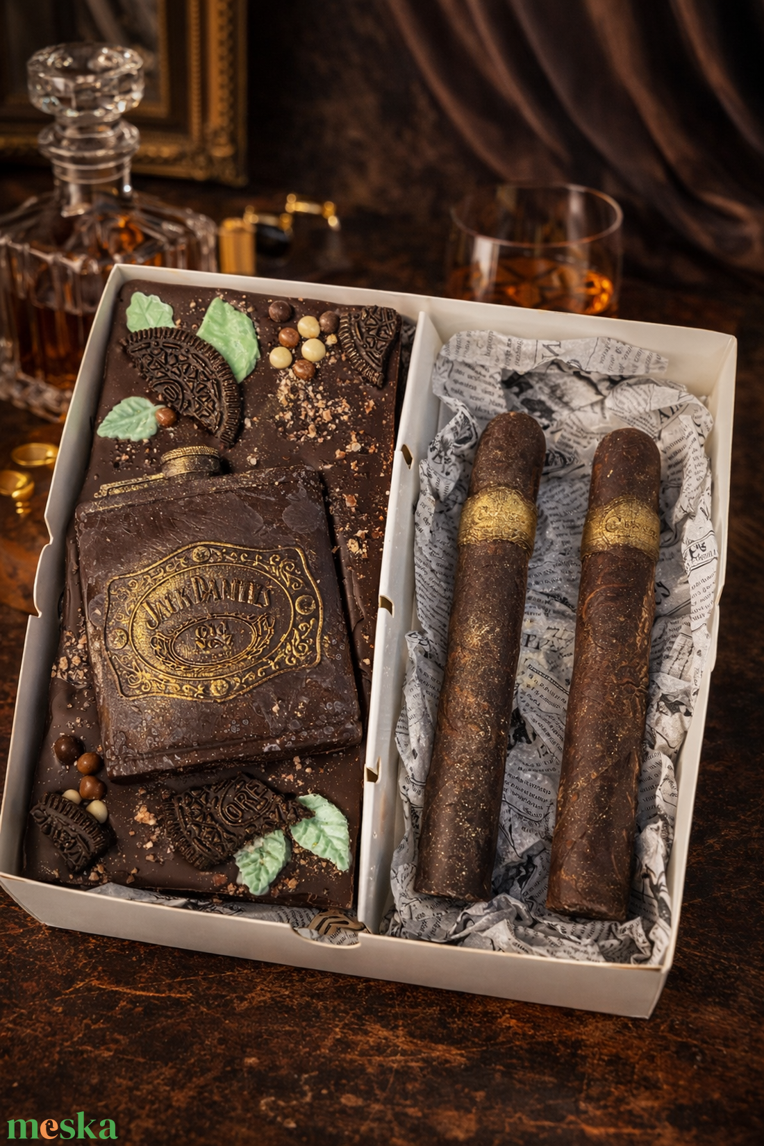 Whiskey csokolád� - élelmiszer - édesség - kézműves csokoládé - Meska.hu