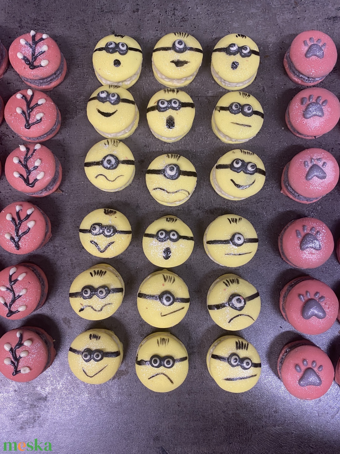 Csoki macaronok - élelmiszer - édesség - kézműves csokoládé - Meska.hu