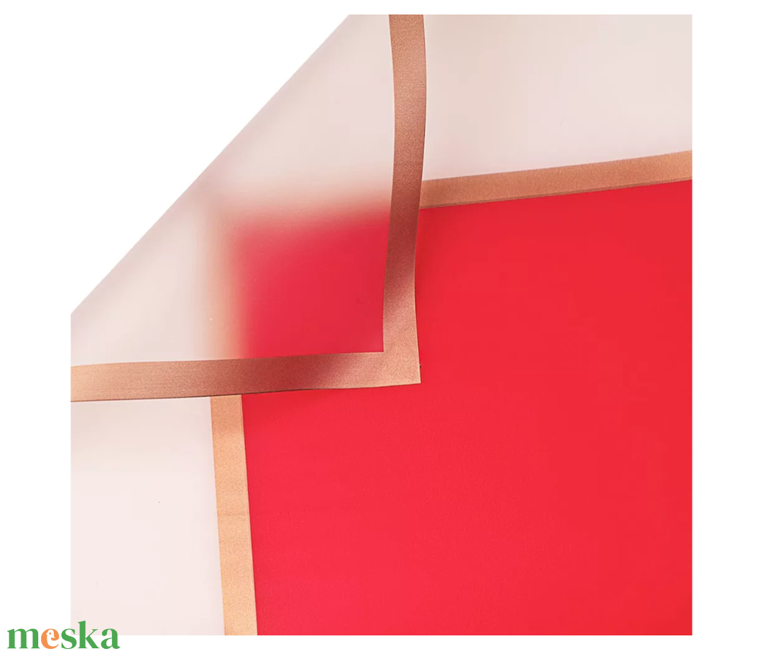 Áttetsző keretes matt fólia ív: 58 x 58 cm - Piros - kellékek & szerszámok - csomagolóanyag - fólia - Meska.hu Áttetsző keretes matt fólia ív: 58 x 58 cm - Piros - kellékek & szerszámok - csomagolóanyag - fólia - Meska.hu