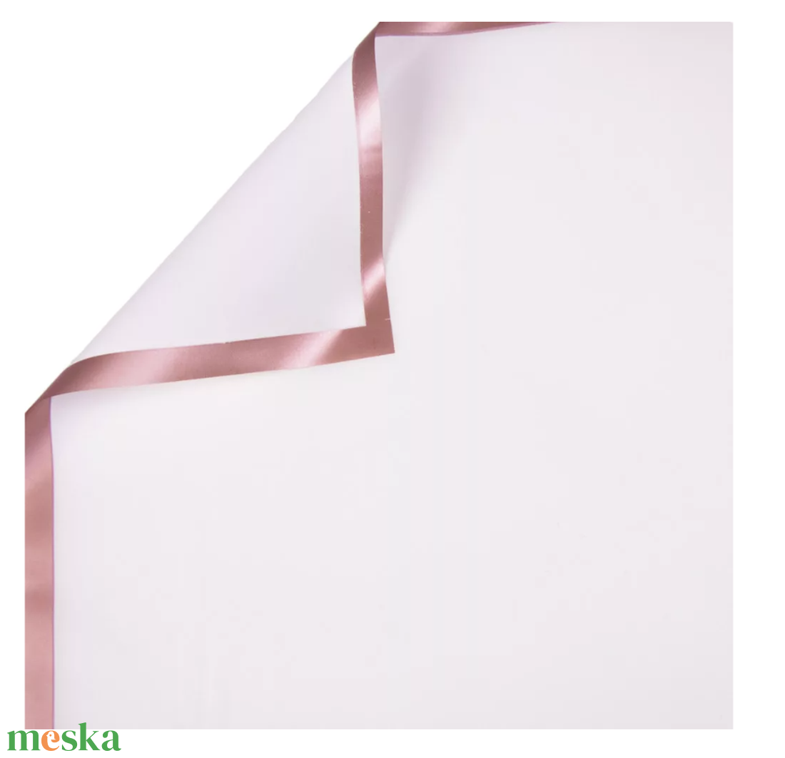 Rose gold keretes fólia ív: 58 x 58 cm, 20db - Fehér - kellékek & szerszámok - csomagolóanyag - fólia - Meska.hu Rose gold keretes fólia ív: 58 x 58 cm, 20db - Fehér - kellékek & szerszámok - csomagolóanyag - fólia - Meska.hu