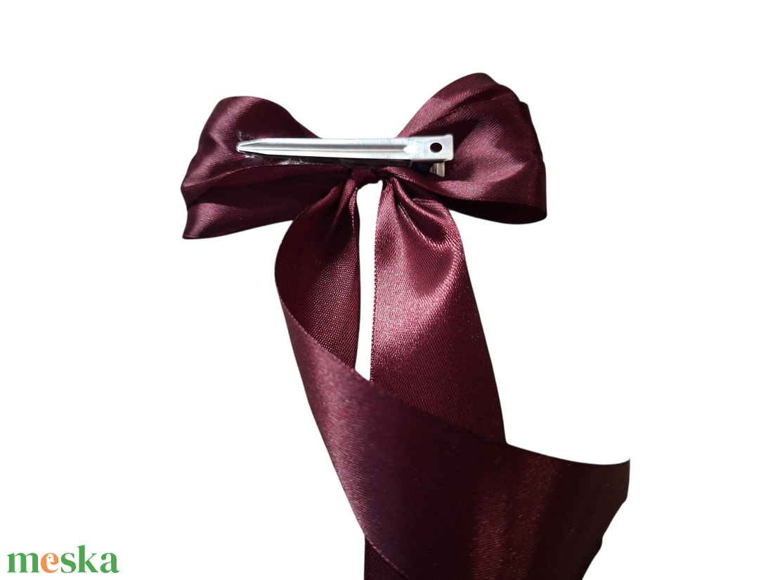 Elegáns masnis hajcsat - több színben - ruha & divat - hajdísz & hajcsat - hajcsat & hajtű - Meska.hu