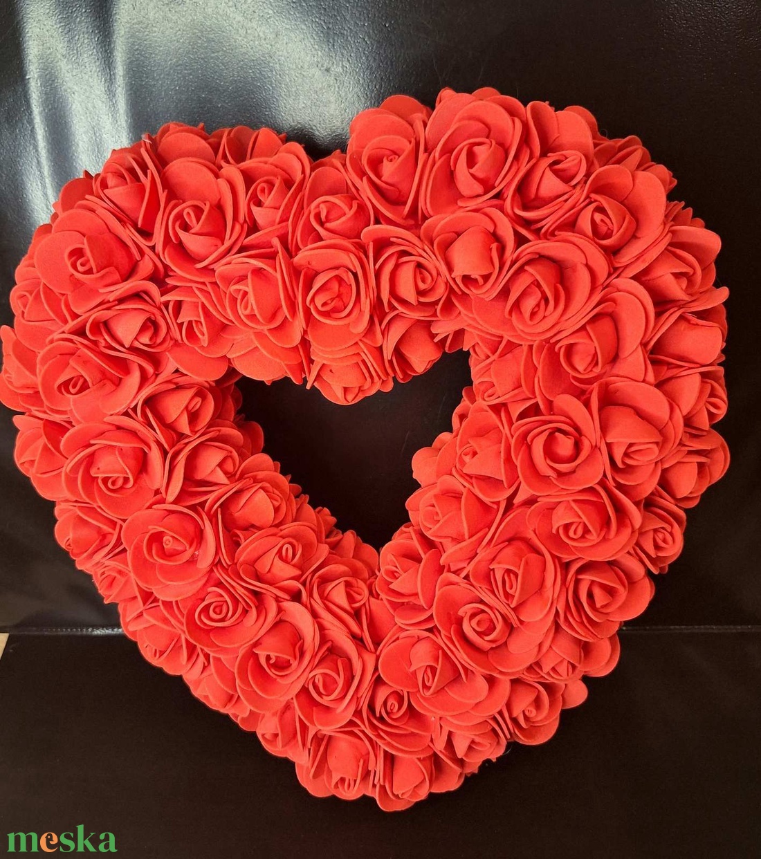 Szív alakú virágbox - otthon & életmód - virágdekoráció - virágok - virágbox - Meska.hu