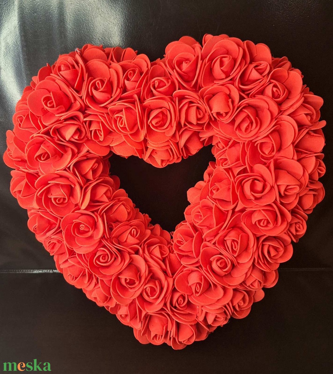 Szív alakú virágbox - otthon & életmód - virágdekoráció - virágok - virágbox - Meska.hu