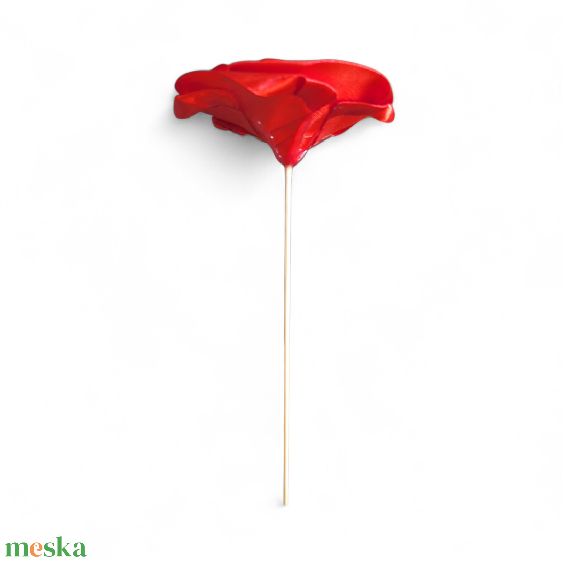 Szatén szálas rózsa � DIY dekorációhoz � 20 / 35 cm szár - esküvő - dekoráció - helyszíni dekor - Meska.hu