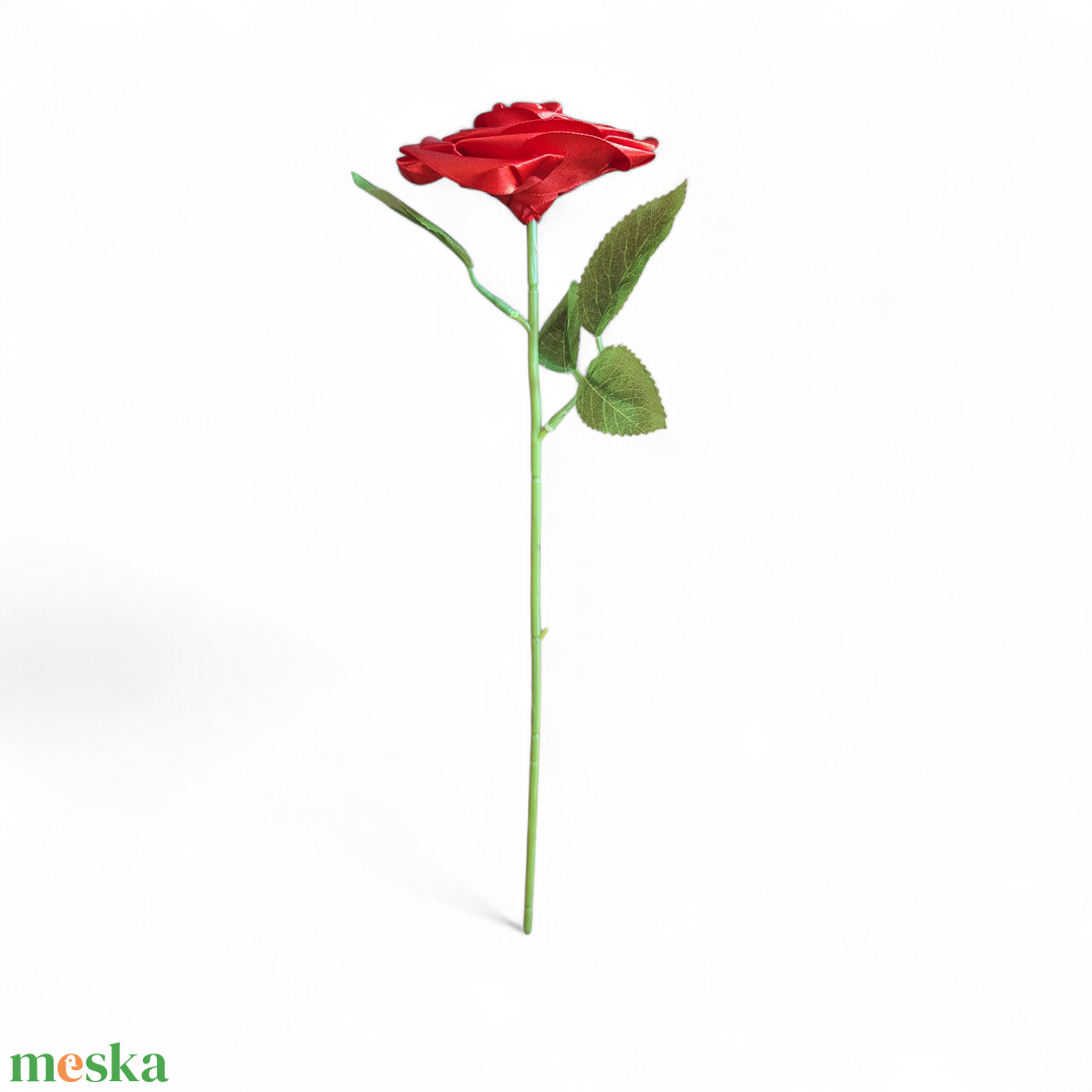 Szatén szálas rózsa � DIY dekorációhoz � 20 / 35 cm szár - esküvő - dekoráció - helyszíni dekor - Meska.hu