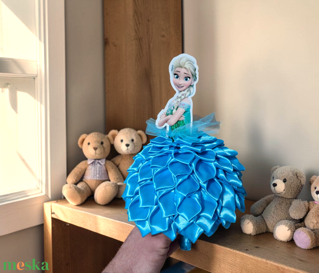 Elza ovis ballagó csokor � hercegnős szatén virágcsokor, egyedi kézműves ajándék kislányoknak - otthon & életmód - virágdekoráció - virágok - virágcsokor - Meska.hu