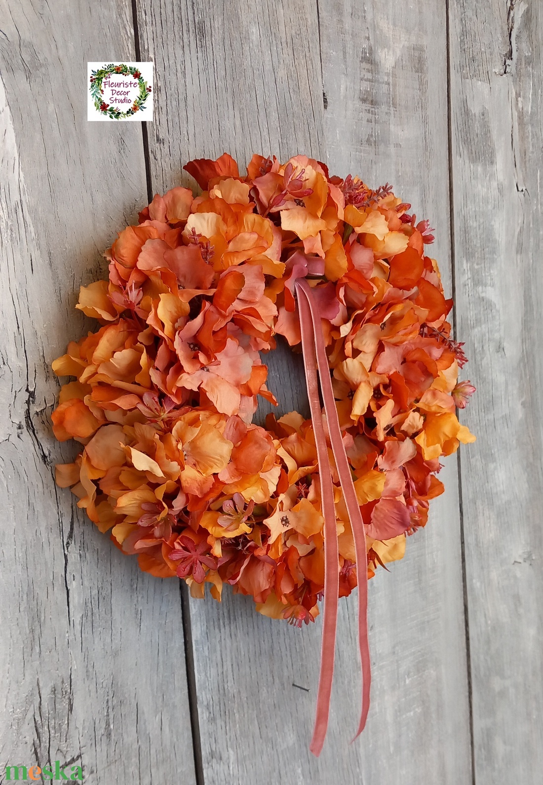 Hortenzia Kopogtató - otthon & életmód - dekoráció - ajtó- és ablak dekoráció - ajtódísz & kopogtató - Meska.hu