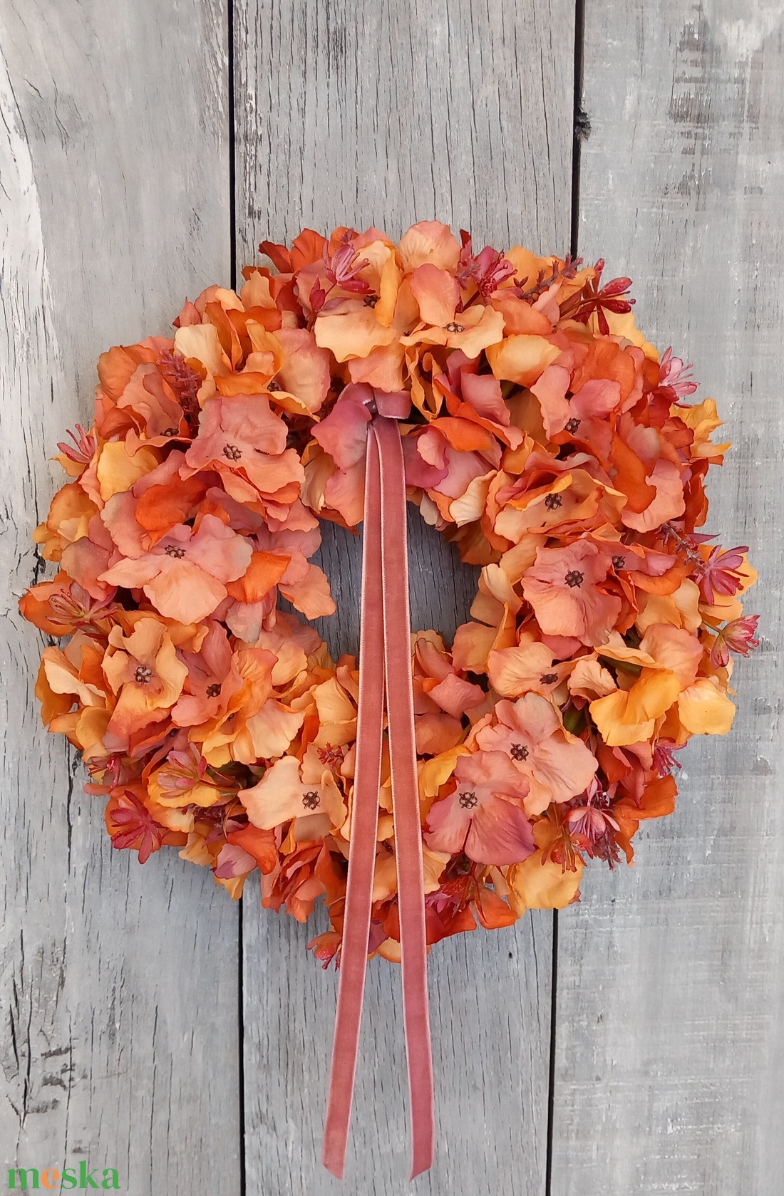 Hortenzia Kopogtató - otthon & életmód - dekoráció - ajtó- és ablak dekoráció - ajtódísz & kopogtató - Meska.hu