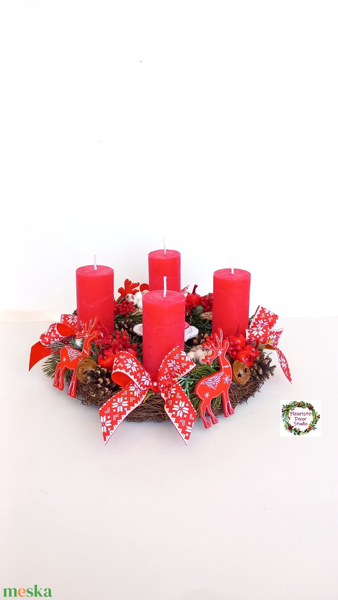 Skandináv Advent - Adventi Koszorú - karácsony - adventi díszek - adventi koszorú - Meska.hu Skandináv Advent - Adventi Koszorú - karácsony - adventi díszek - adventi koszorú - Meska.hu