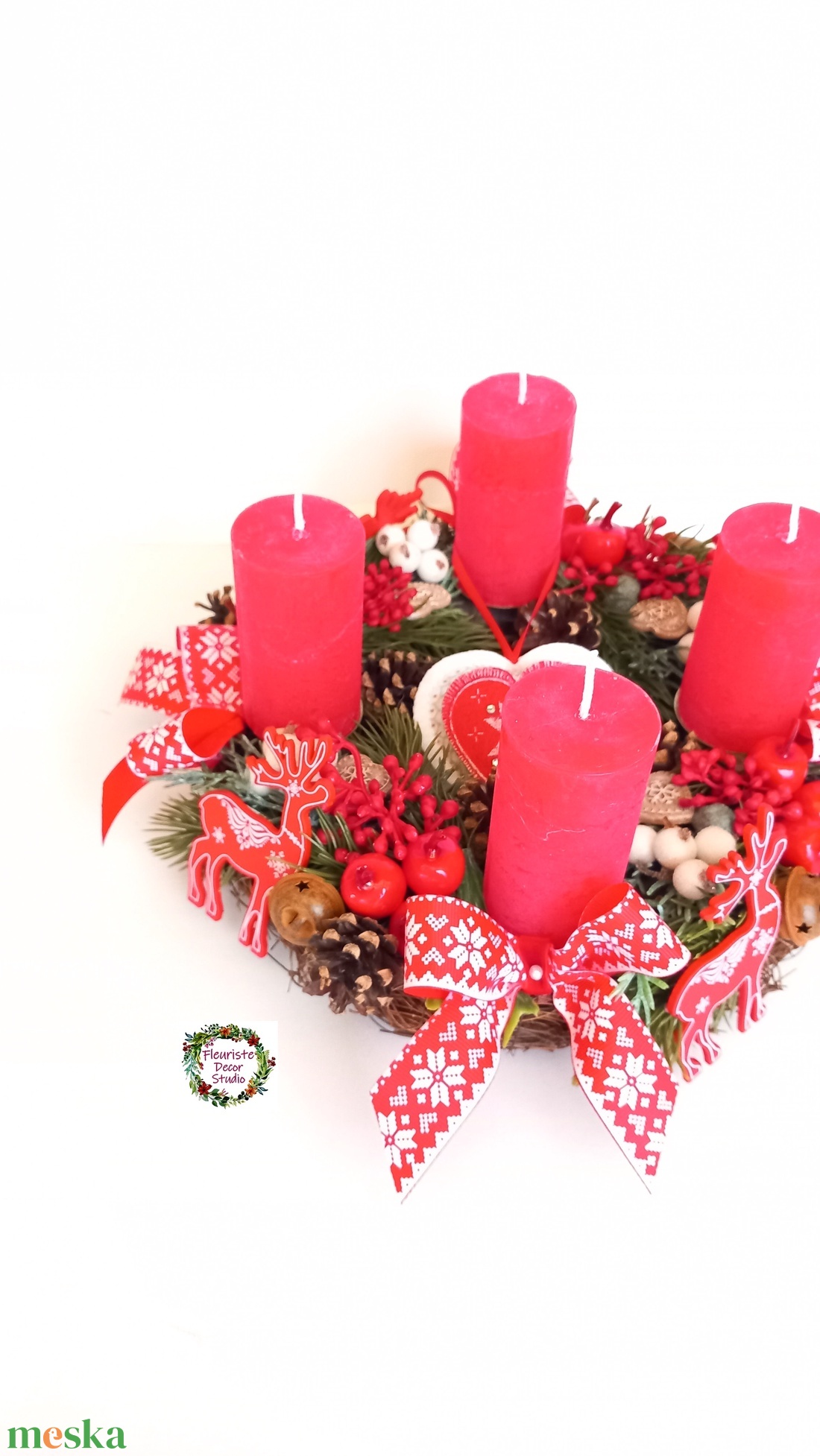 Skandináv Advent - Adventi Koszorú - karácsony - adventi díszek - adventi koszorú - Meska.hu Skandináv Advent - Adventi Koszorú - karácsony - adventi díszek - adventi koszorú - Meska.hu