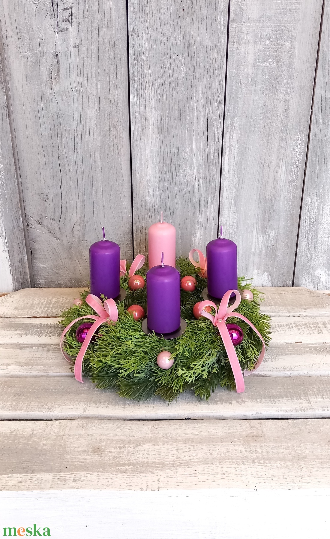 Advent Hagyománya- Adventi Koszorú - karácsony - adventi díszek - adventi koszorú - Meska.hu